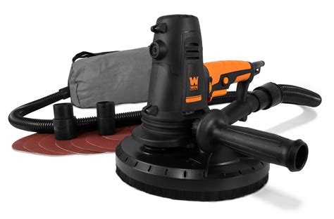 The Vacuum Sander features an adjustable valve control, allowing the user to set the amount of suction from the vacuum to the desired rate. . Drywall sander lowes